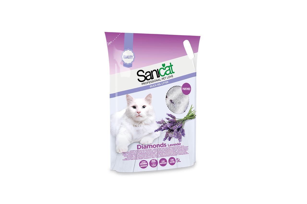 SaniCat Diamonds Lavender 15 L