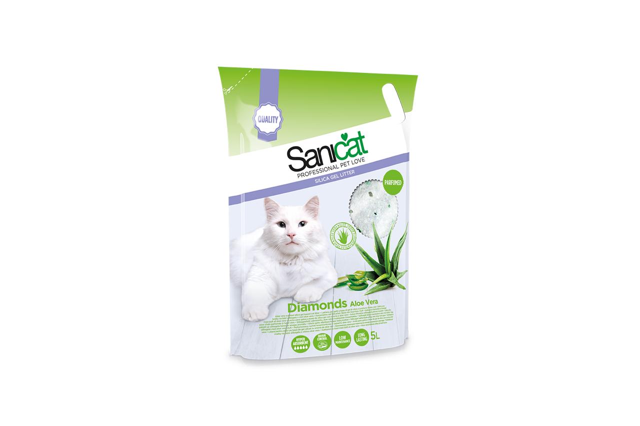 SaniCat Diamonds Aloe Vera 15 L
