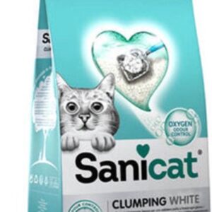 SANICAT CLUMPING WHITE COTTON FRESH 20 L