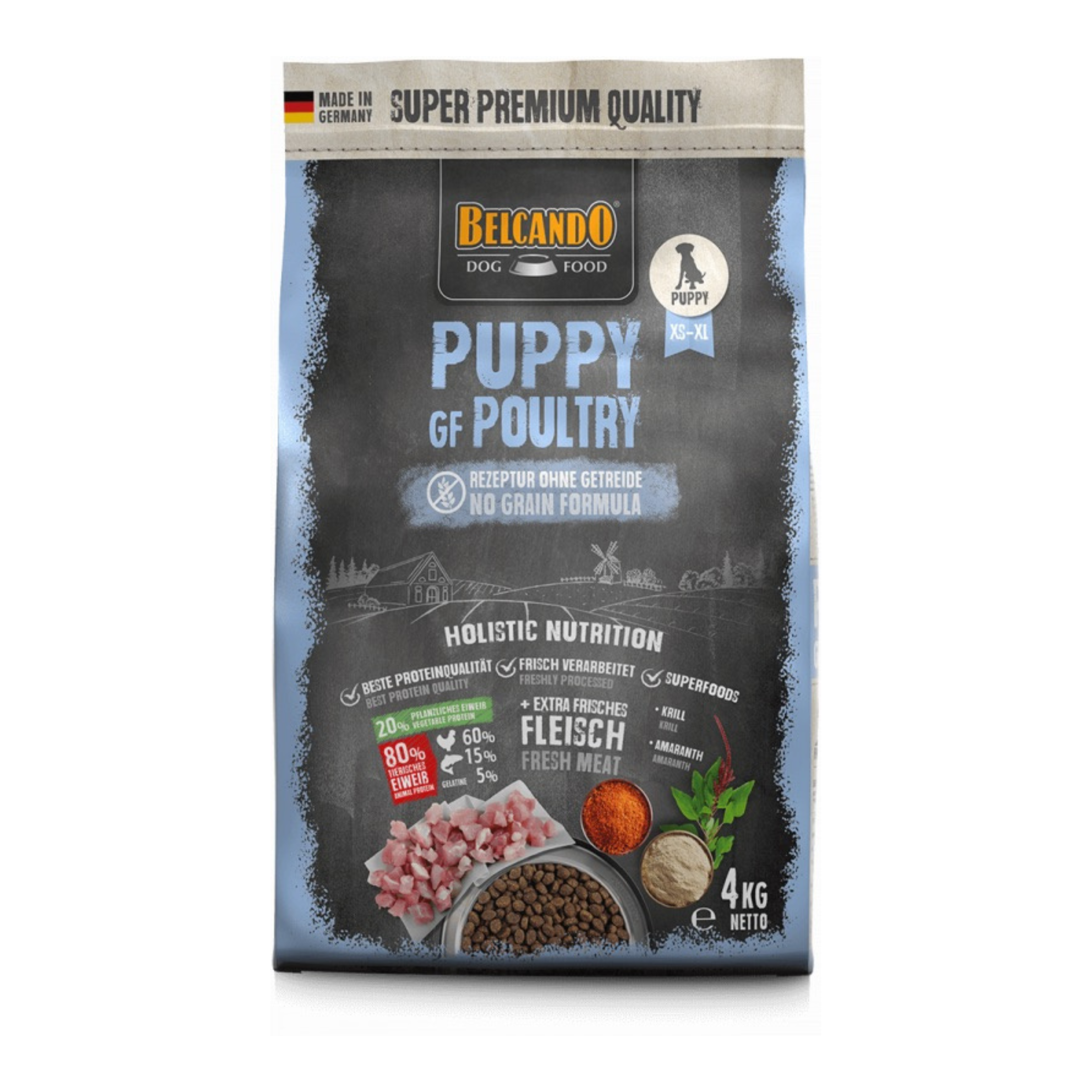 BELCANDO Puppy GF Poultry 4 Kg