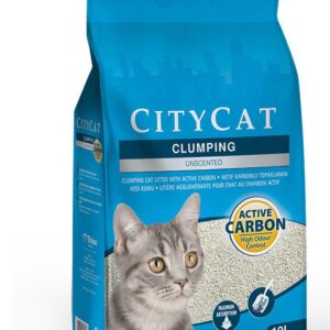 CITYCAT CLUMP WHITE ACTIVE CAROB 10 L