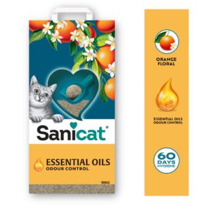 Sanicat Ultra Clumping Orange & Floral 10 kg