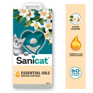 Sanicat Ultra Clumping Oils White Jasmine 10 L