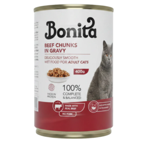Bonita 400 gram Beef chunks in gravy