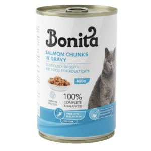 Bonita 400 gram Salmon chunks in gravy