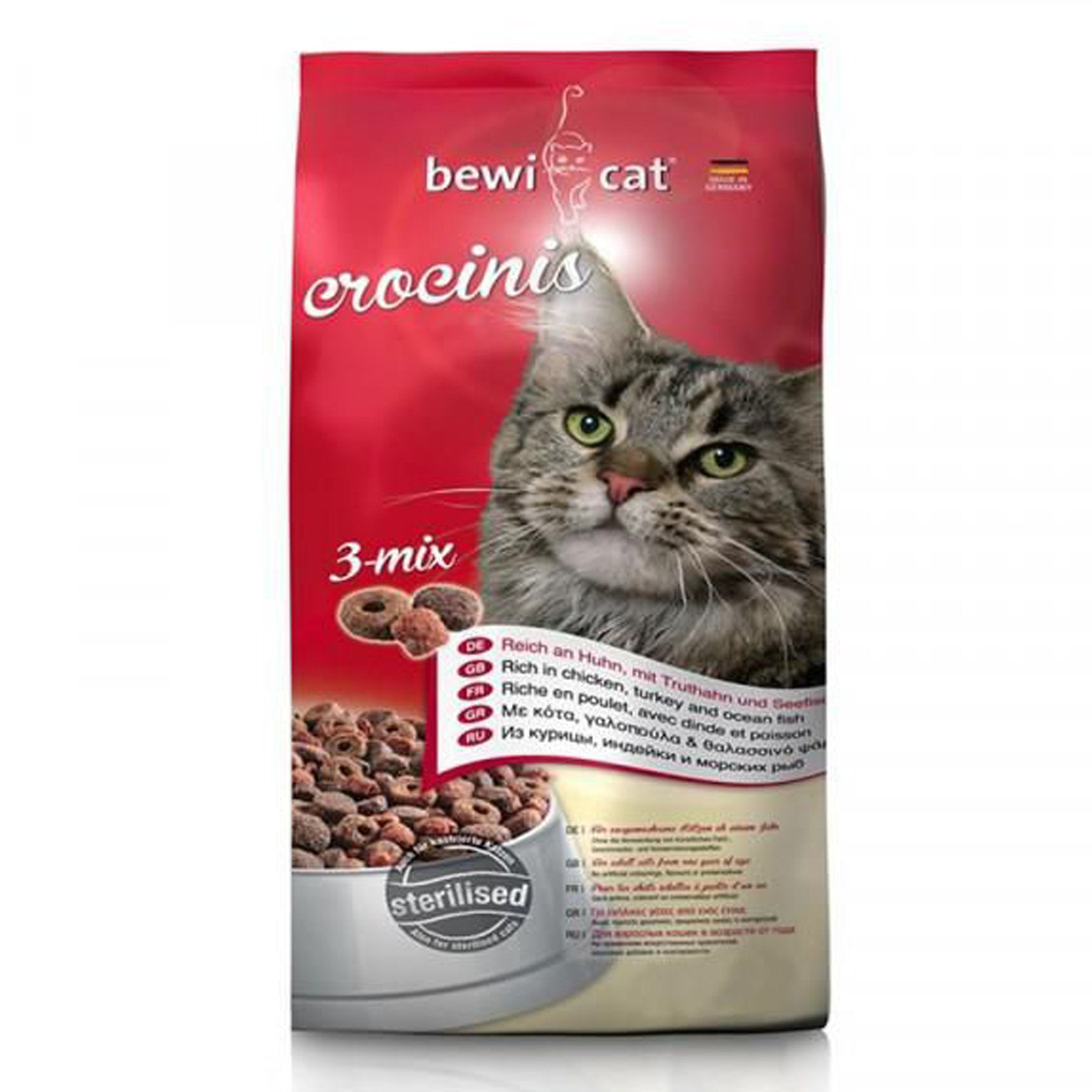 Bewi Cat Crocinis (3-Mix) 10 Kg